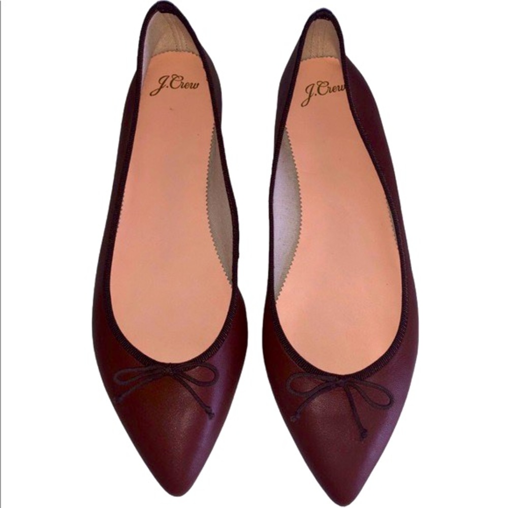 J. Crew Gemma Ballet Flats Size 9 Medium - English Chestnut